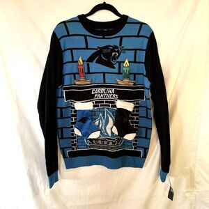 NEW NFL Carolina Panthers Men's Ugly Christmas Sweater Size Medium